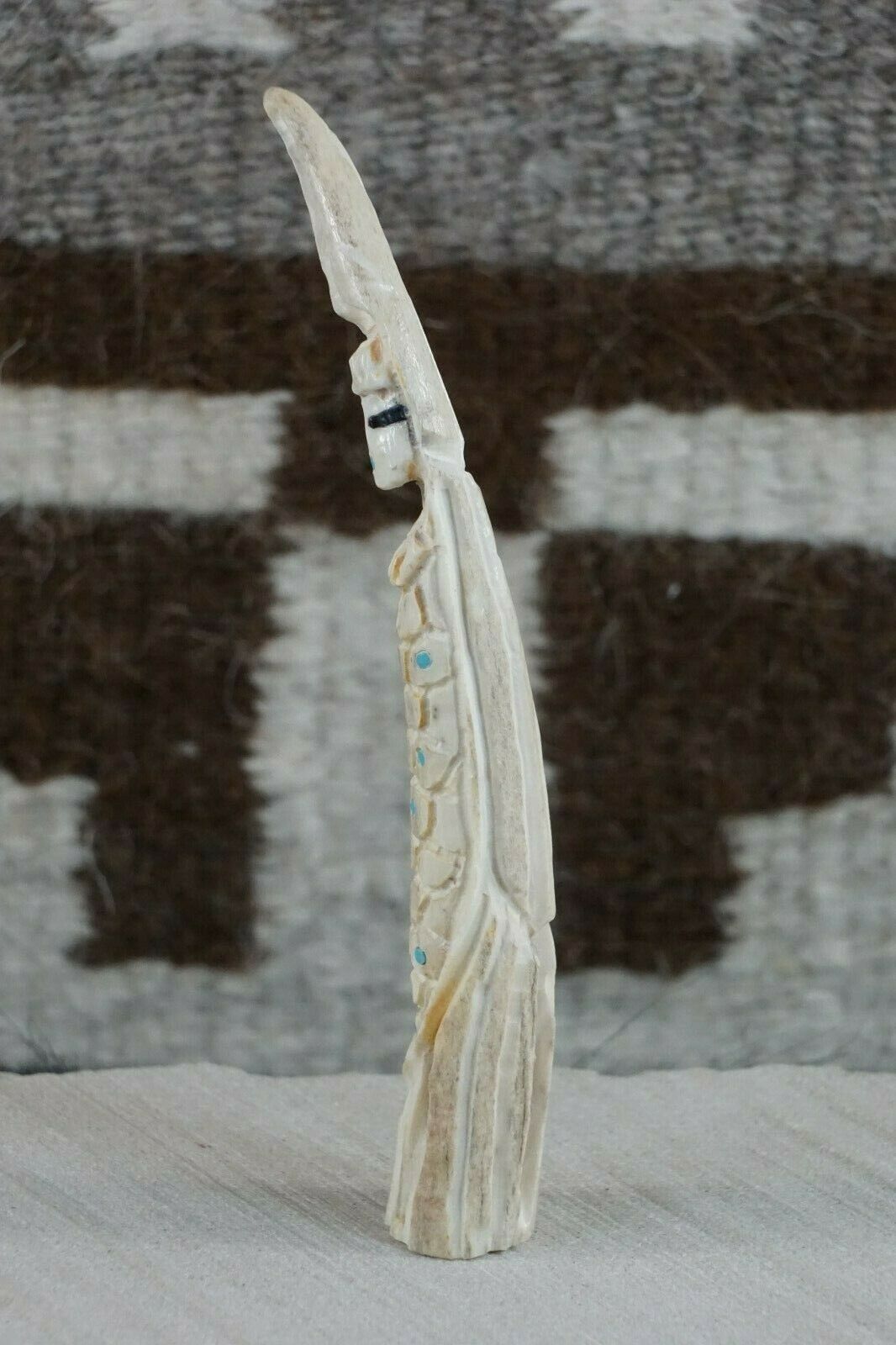 Corn Maiden Zuni Fetish Carving - Jerrold Lahaleon - High Lonesome Trading