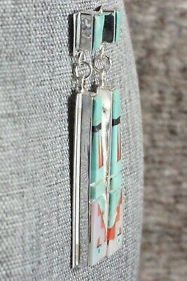 Multi Stone & Sterling Silver Earrings - Patty Edaakie