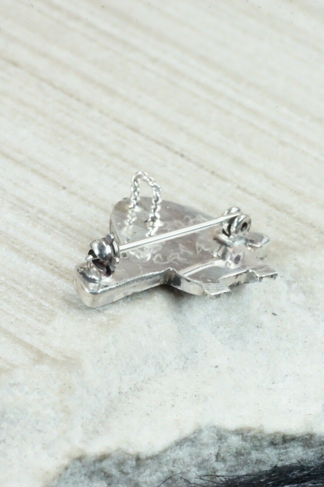Multi Stone & Sterling Silver Pendant/ Pin - Loretta Gia