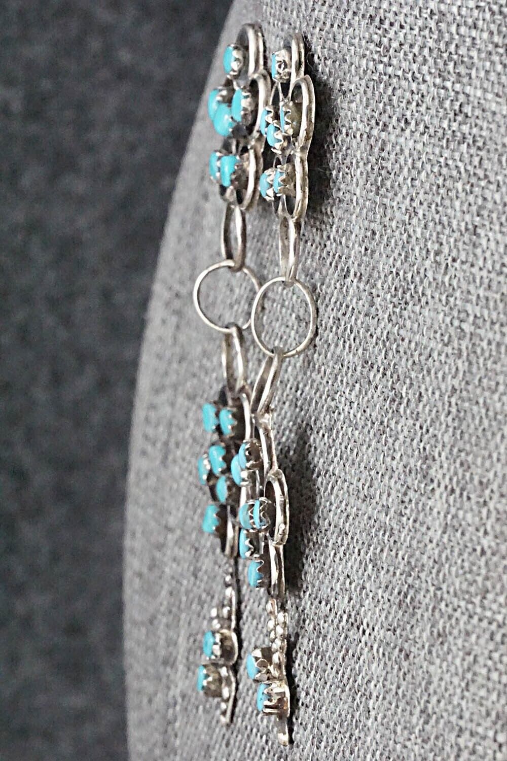 Turquoise & Sterling Silver Earrings - Marlon Quam