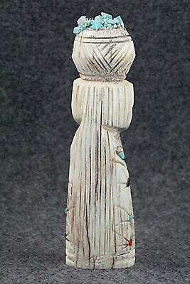 Corn Maiden Zuni Fetish Carving - Carl Etsate