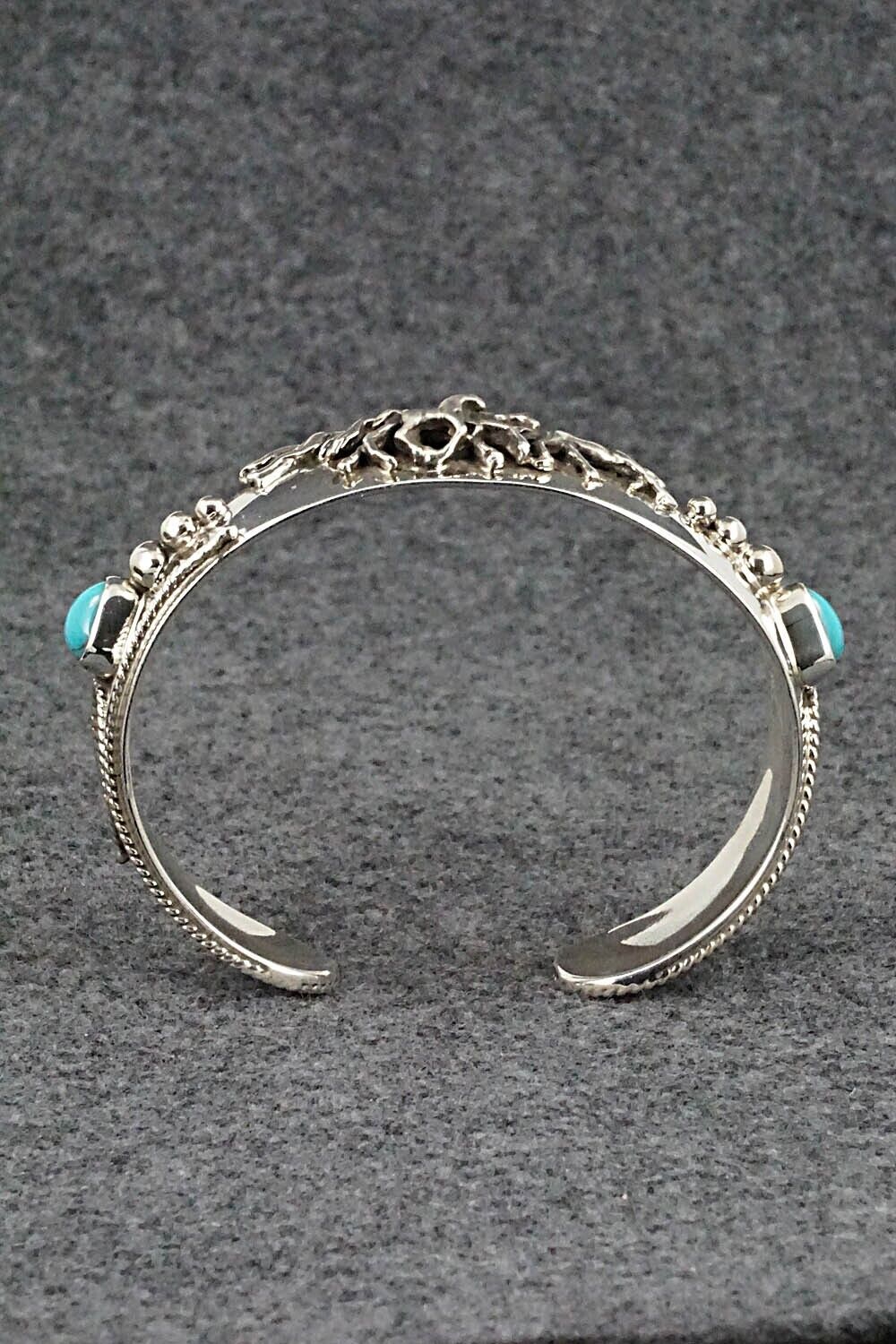 Turquoise & Sterling Silver Bracelet - Bobby Platero