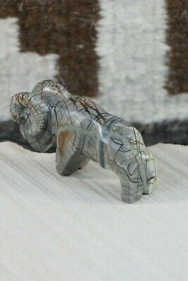 Ram Zuni Fetish Carving - Kevin Quam - High Lonesome Trading