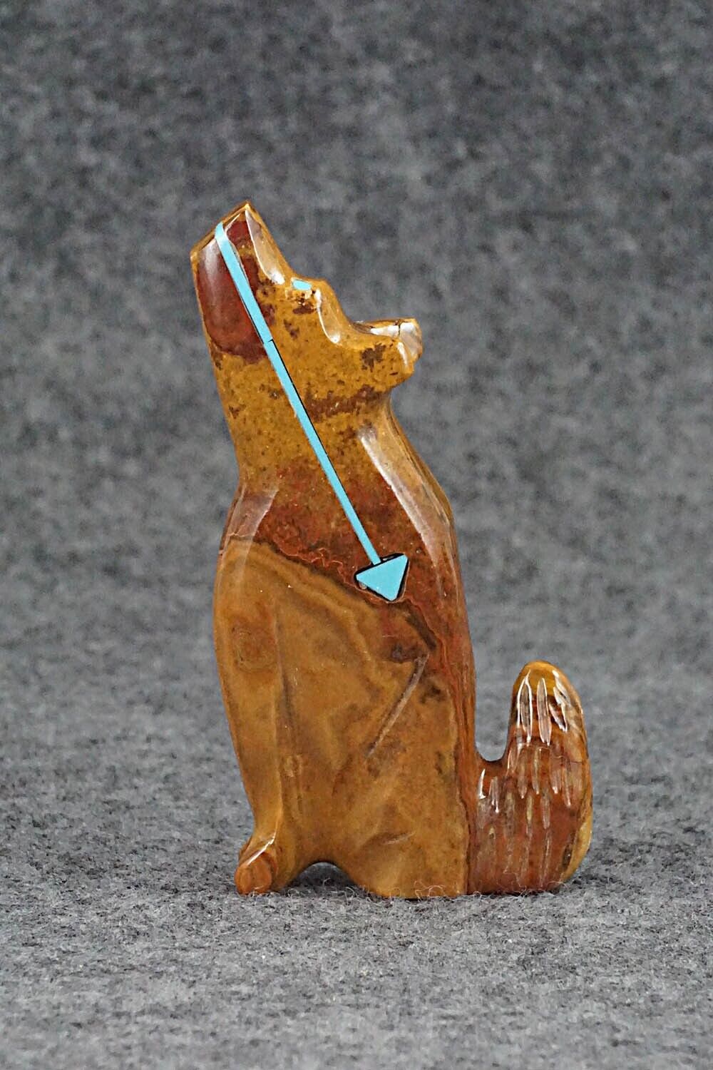 Coyote Zuni Fetish Carving - Rodney Laiwakete