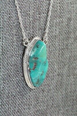 Navajo Turquoise & Sterling Silver Necklace - Annie Spencer