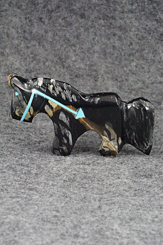 Horse Zuni Fetish Carving - Rodney Laiwakete