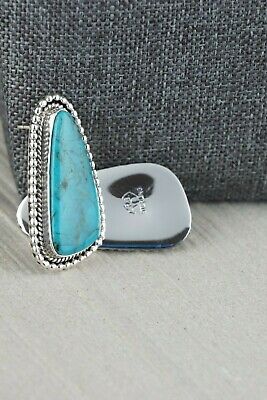 Turquoise & Sterling Silver Earrings - Anissa Martinez - Navajo - High Lonesome Trading