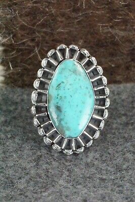 Turquoise & Sterling Silver Ring - Jimson Belin - Size 5.5