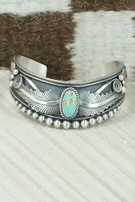 Turquoise & Sterling Silver Bracelet - Tom Lewis
