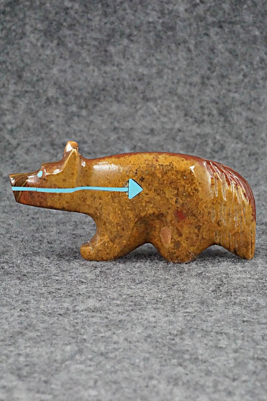Wolf Zuni Fetish Carving - Rodney Laiwakete