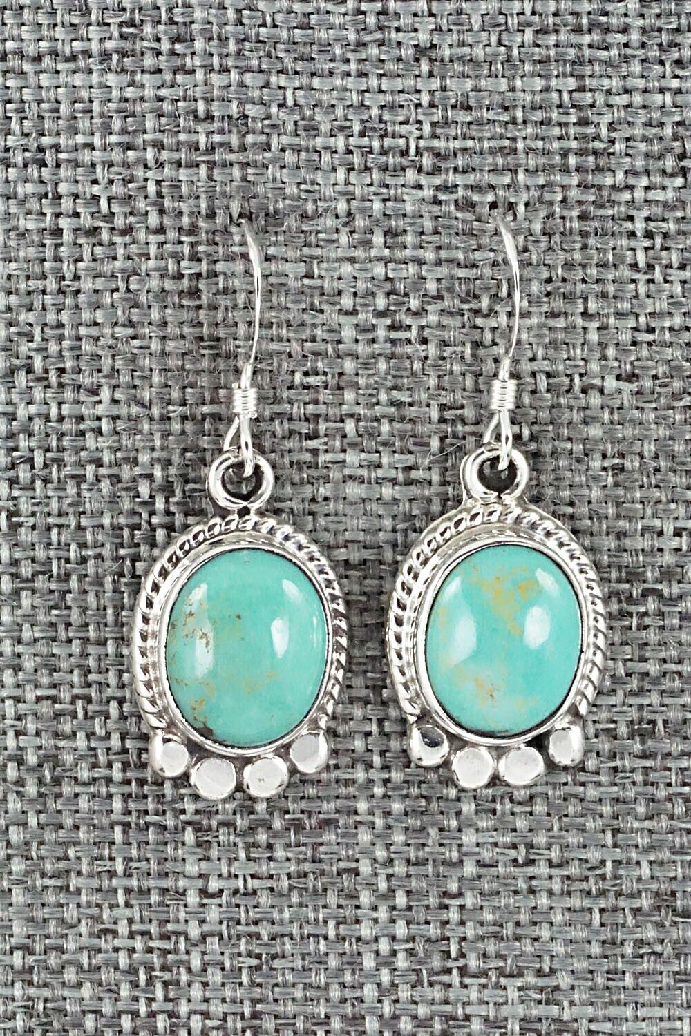 Turquoise and Sterling Silver Earrings - Sharon McCarthy