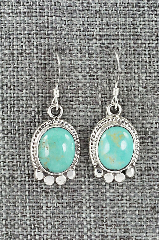 Turquoise and Sterling Silver Earrings - Sharon McCarthy