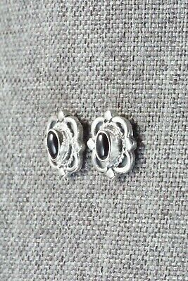 Onyx & Sterling Silver Earrings - Sharon McCarthy