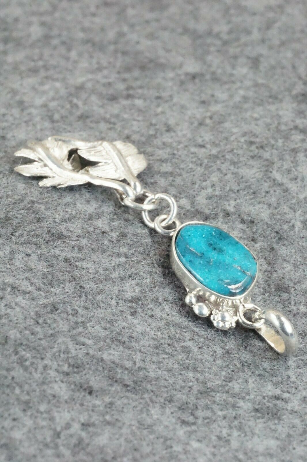 Turquoise & Sterling Silver Pendant - Tammy Deysee