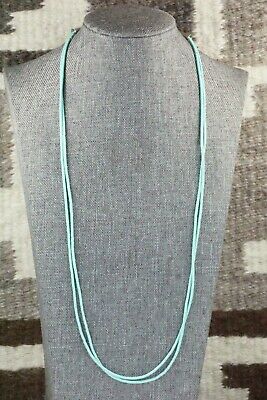 Turquoise & Sterling Silver Necklace - Frank Ortiz