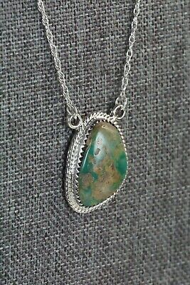 Navajo Turquoise & Sterling Silver Necklace - Annie Spencer