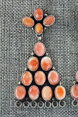 Spiny Oyster & Sterling Silver Earrings - Renelle Perry