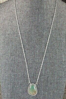 Navajo Turquoise & Sterling Silver Necklace - Annie Spencer
