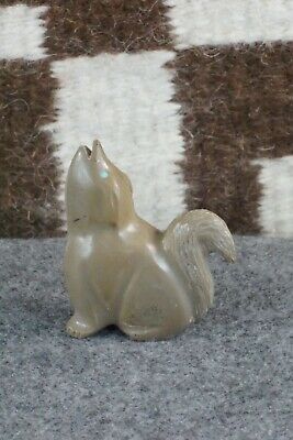Wolf Zuni Fetish Carving - Calvert Bowannie