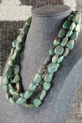 Turquoise & Sterling Silver Necklace - Navajo