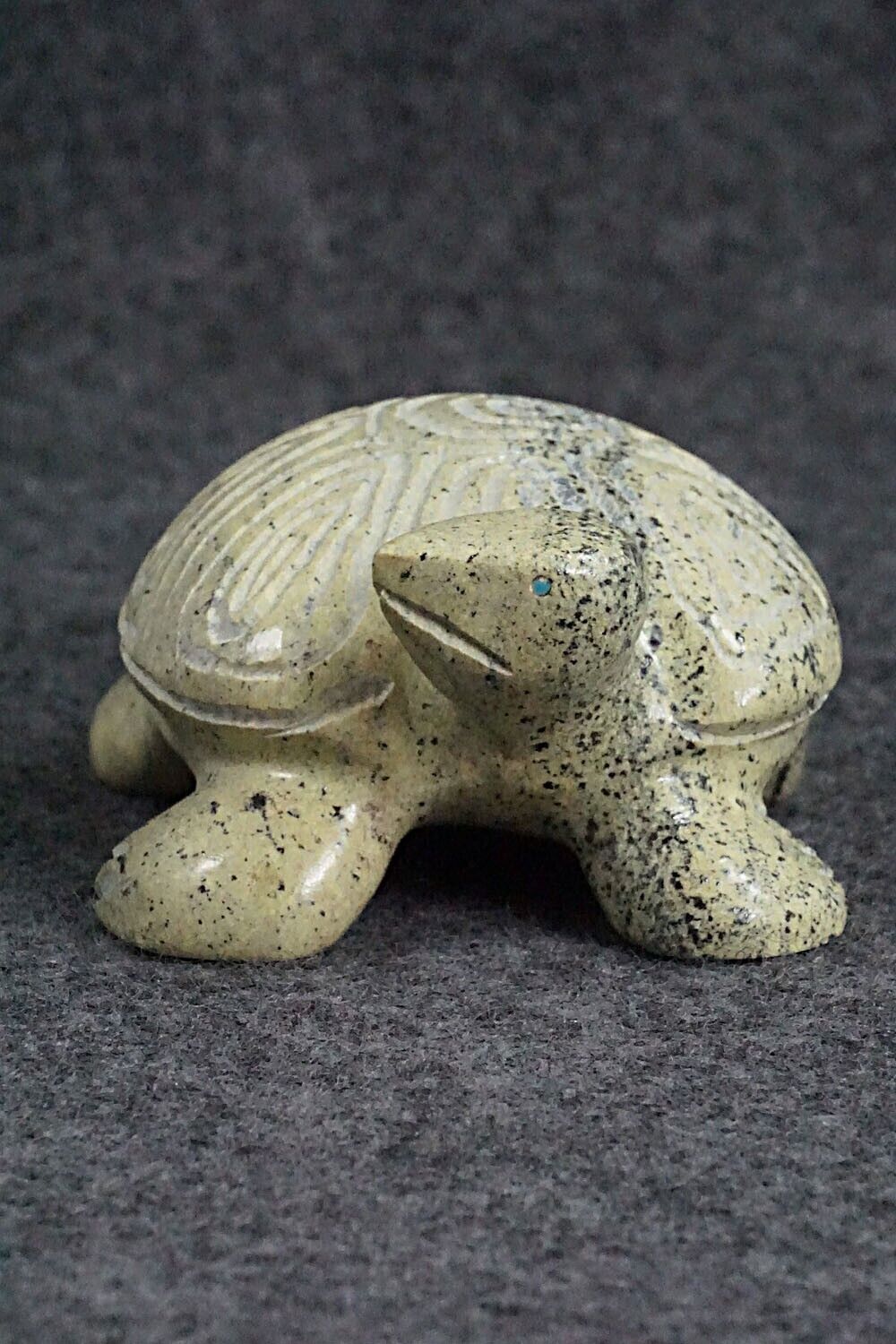 Turtle Zuni Fetish Carving - Nelson Yatsattie