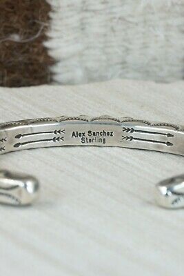 Navajo Sterling Silver Bracelet - Alex Sanchez