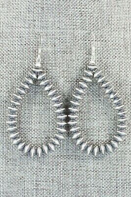 Sterling Silver Navajo Pearl Earrings - Louise Joe