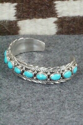Turquoise and Sterling Silver Bracelet - Anthony Brown