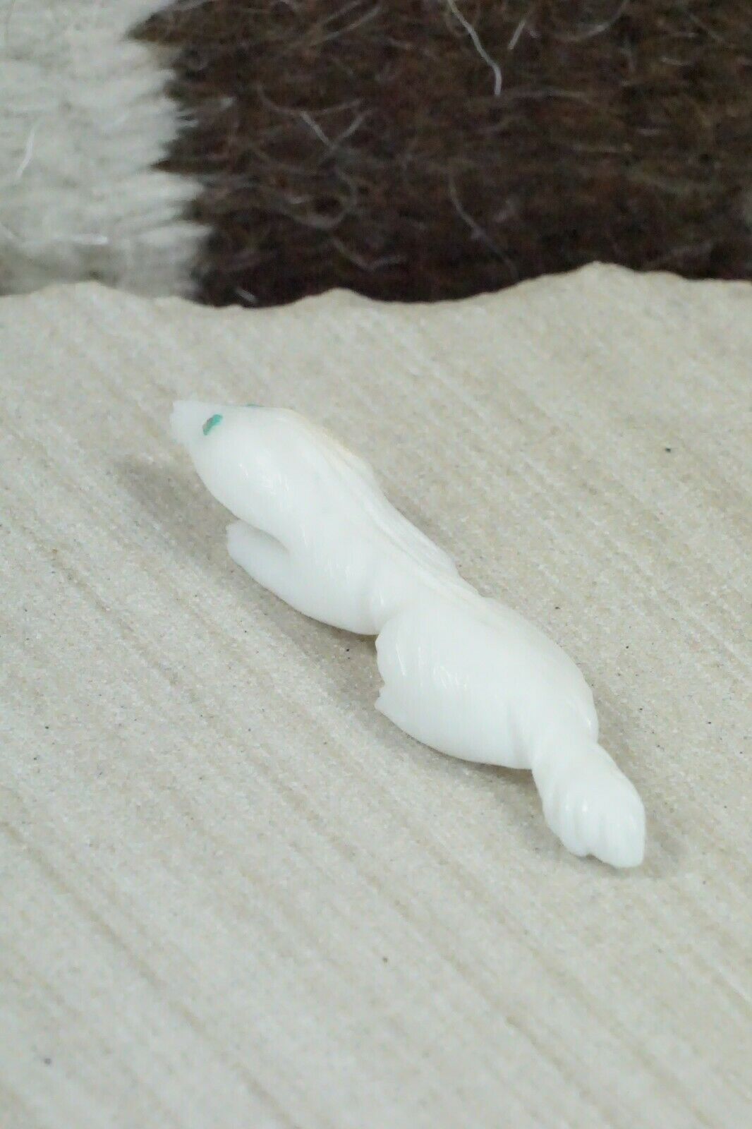 Badger Zuni Fetish Carving - Jonas Hustito