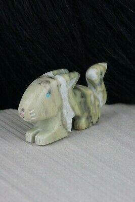 Rabbit Zuni Fetish Carving - Cameron Nastacio - High Lonesome Trading