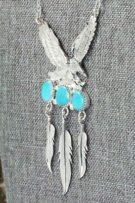 Turquoise & Sterling Silver Necklace - Genevieve Francisco