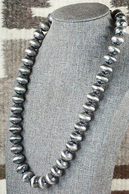 Sterling Silver Navajo Pearl Necklace - Jan Mariano