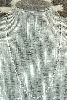 Sterling Silver Chain Necklace - Sterling Silver 18"