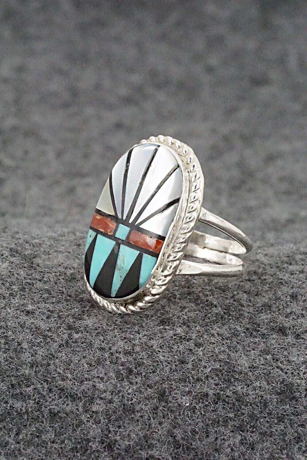 Multi Stone & Sterling Silver Ring - Ola Eriacho - Size 7