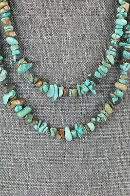 Turquoise & Sterling Silver Necklace - Navajo