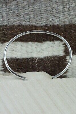 Navajo Sterling Silver Bracelet - Elaine Tahe