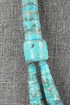 Turquoise & Sterling Silver Necklace - Lupe Lovato