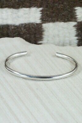 Navajo Sterling Silver Bracelet - Elaine Tahe