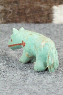 Wolf Zuni Fetish Carving - Andres Quandelacy