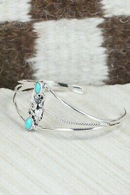 Turquoise and Sterling Silver Bracelet - Roger Pino