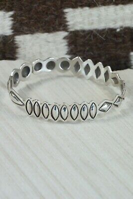Navajo Sterling Silver Bangle - Alex Sanchez