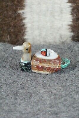 Duck Zuni Fetish Carving - Darrin Boone