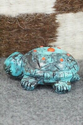 Turtle Zuni Fetish Carving - Reynold Lunasee