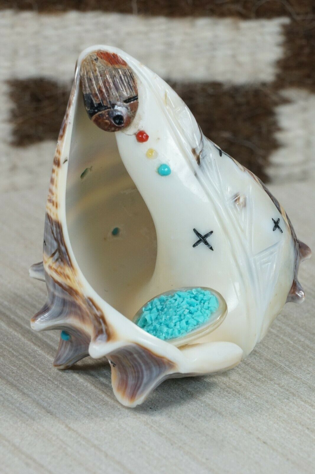Corn Maiden Zuni Fetish Carving - Stuart Quandelacy