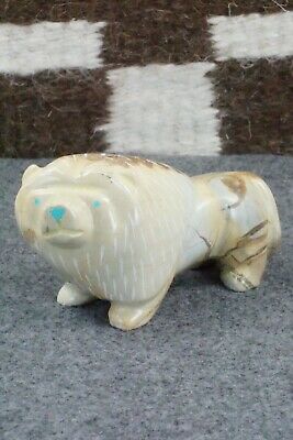 Lion Zuni Fetish Carving - Enrike Leekya