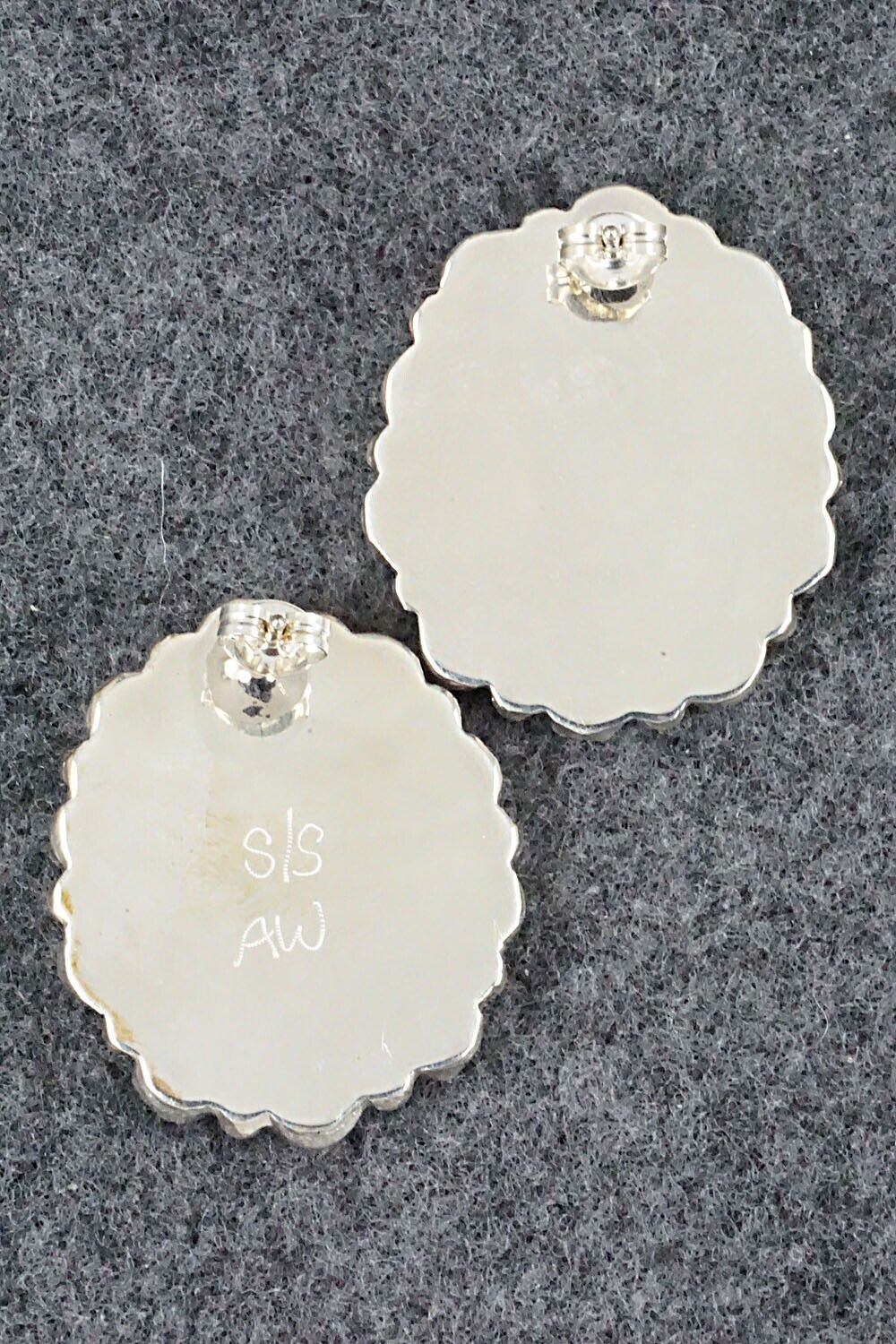 Turquoise & Sterling Silver Earrings - Alicia Wilson
