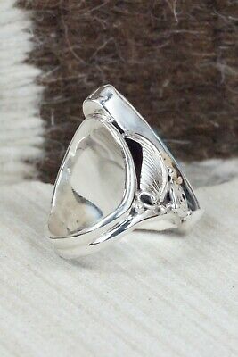Turquoise & Sterling Silver Ring - Darrell Morgan - Size 7.5