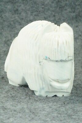 Buffalo Zuni Fetish Carving - Gilbert Lonjose