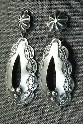 Navajo Sterling Silver Earrings - Rita Lee