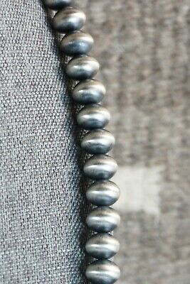 Navajo Sterling Silver Pearl Necklace - Jan Mariano